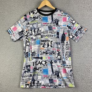 Fresh Prints of Bel Air T-shirt Mens Size M Multicolor All Over Graphic  Newspti